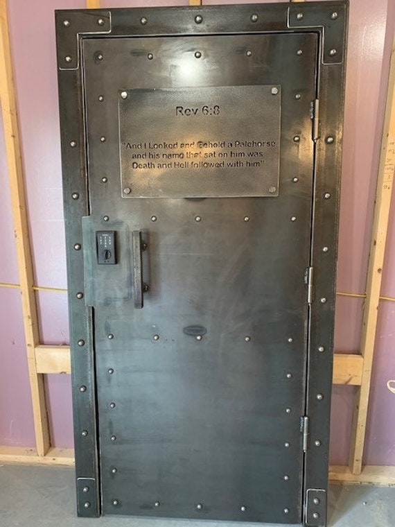 Custom Steel Security Safe Door Etsy