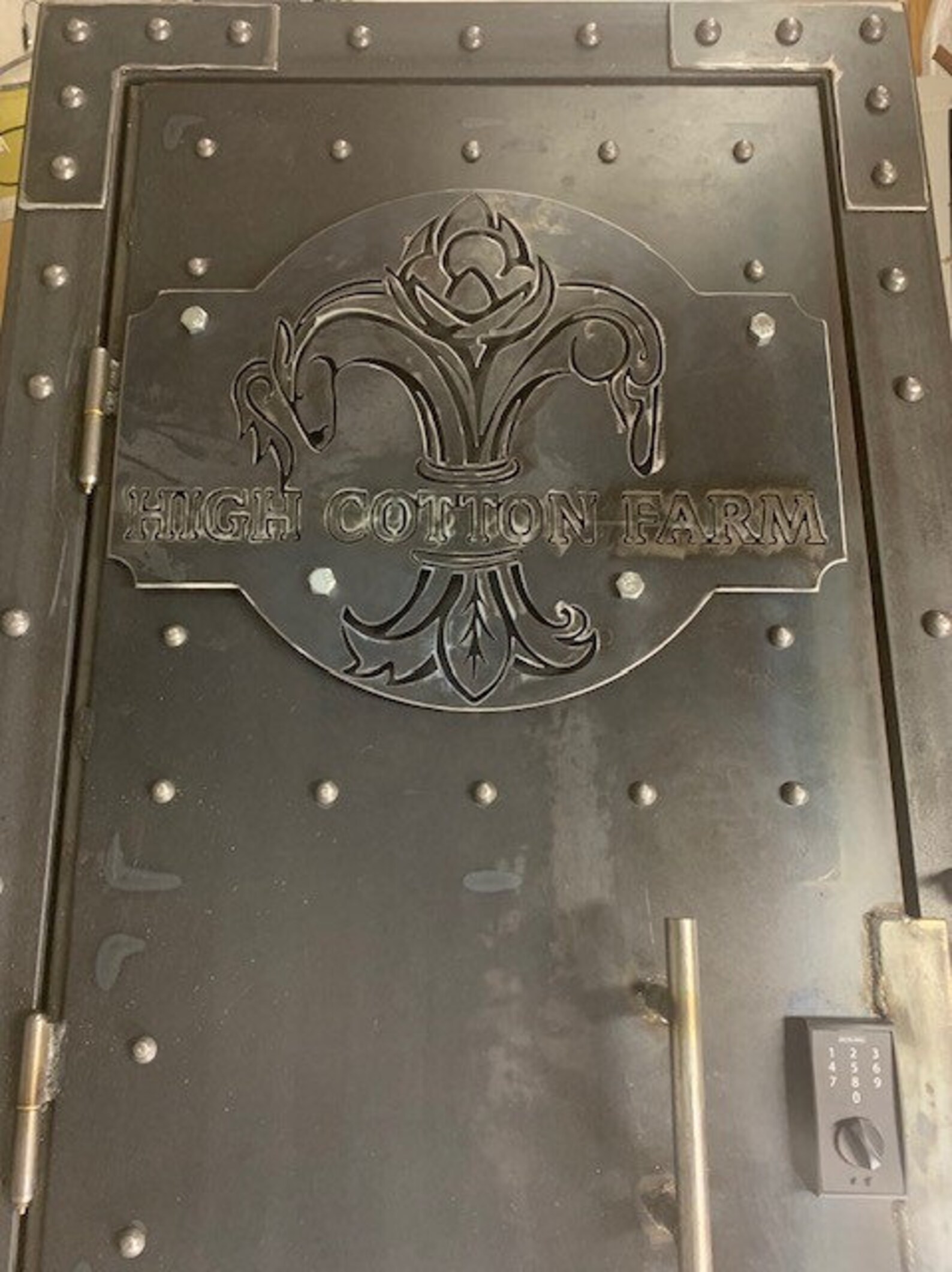 Custom Steel Security Safe Door Etsy