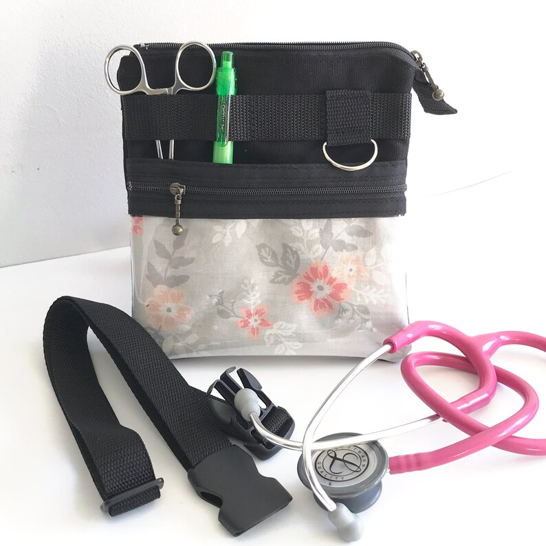 Nurse organize tool belt with a clear pocket Vet tech fanny Etsy