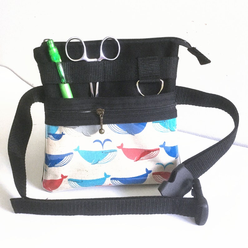 Nurse tool belt waist bag with a tape holder and a zipper Etsy