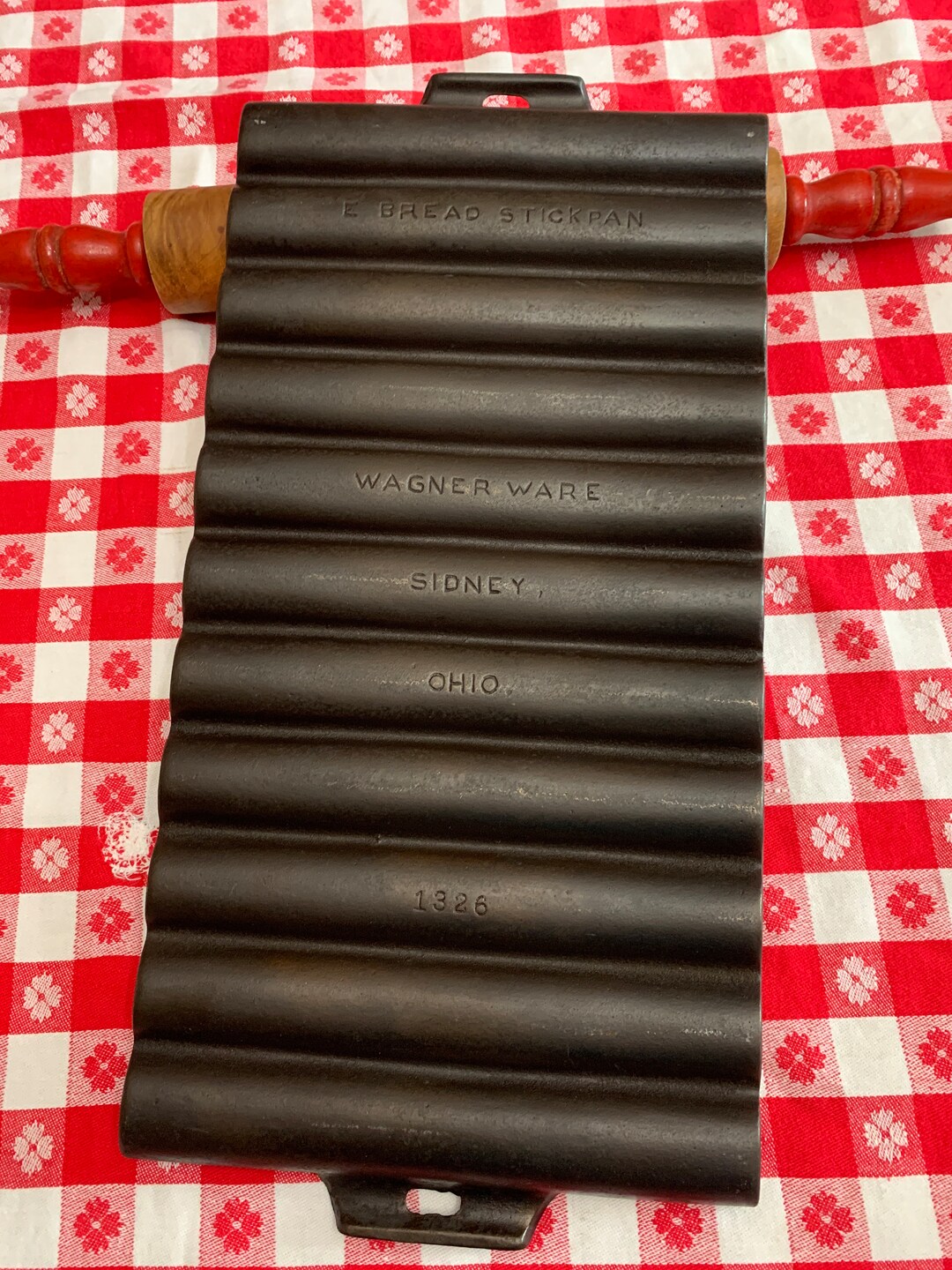Wagner Ware Cast Iron Bread Stick Pan No 1326 Sidney Ohio 11 Etsy