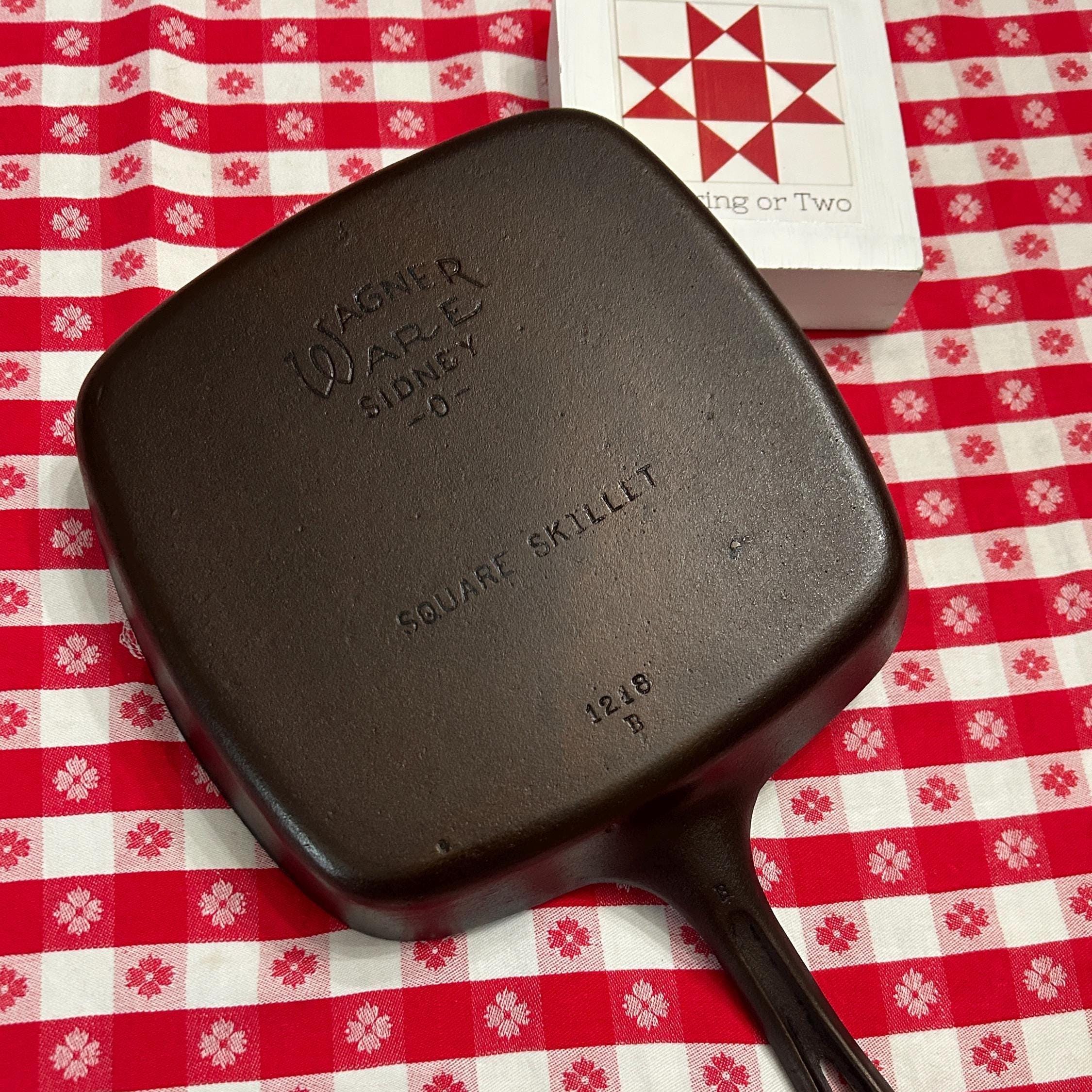 Vintage Wagner Cast Iron Skillet - Etsy