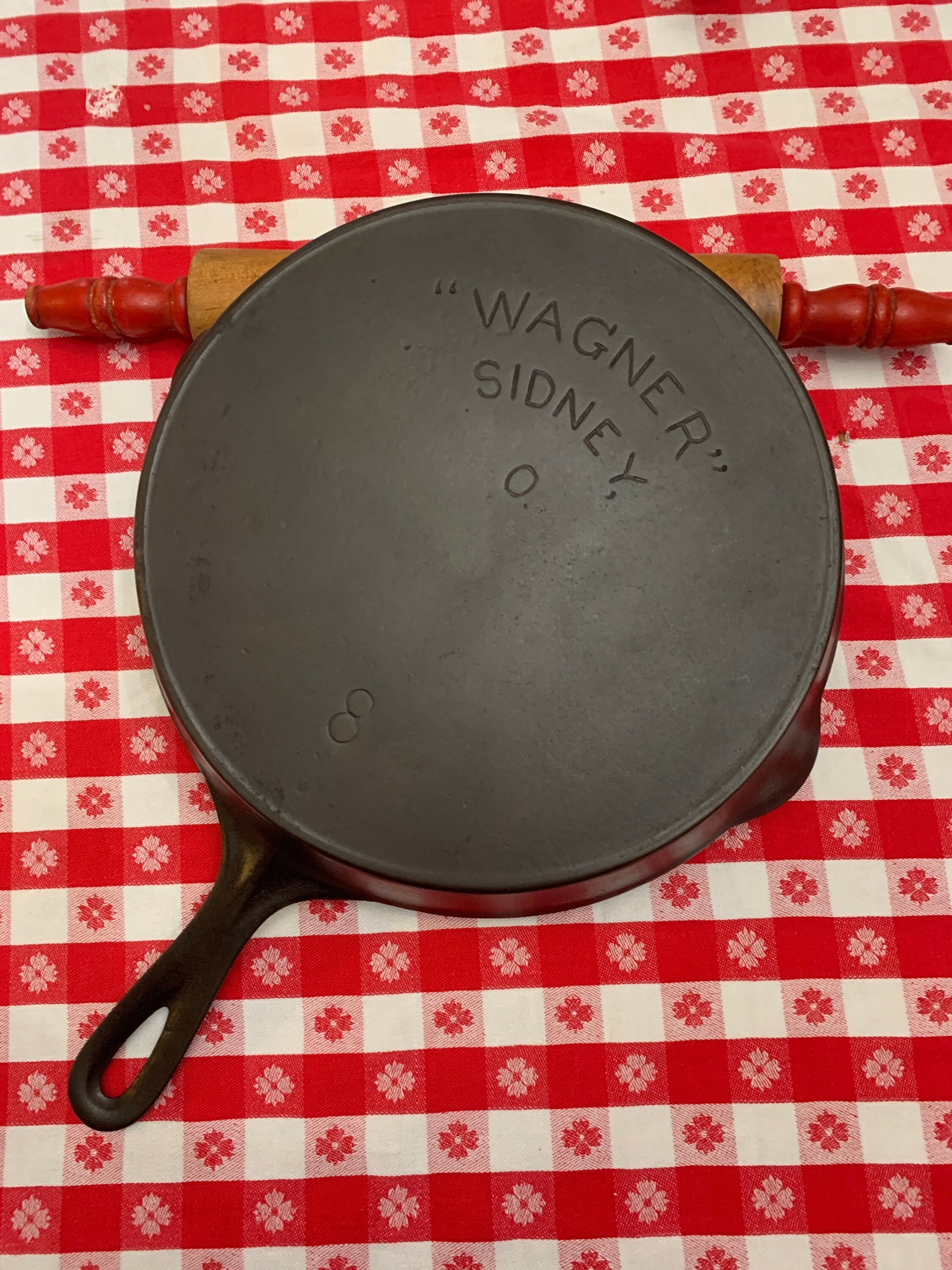 Vintage Cast Iron Cookware No 3 Wagner Ware Sidney Skillet 1053J (#07)