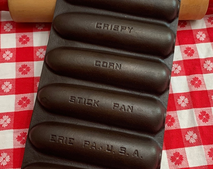 Griswold Cast Iron Crispy Corn Stick Pan, Vintage No 273 Erie PA USA