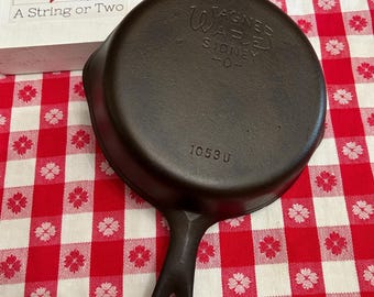 Vintage No. 3 Small Wagner Ware Cast Iron Skillet Sidney O 1053, Restored 6.5 inch
