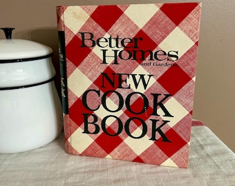 Vintage 1974 Better Homes Gardens Cook Book, 1968 Copyright, Replacement Cookbook, 5 Ring Binder Hardcover, Traditional Recipes