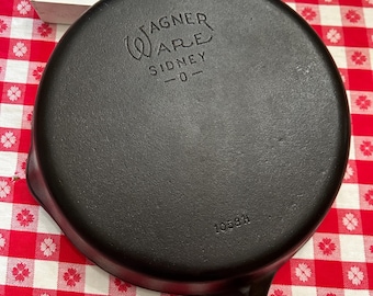 Vintage No. 8 Wagner Ware Cast Iron Skillet, Sidney O 1058, 10.5 inch, Restored Frying Pan, Has Spin