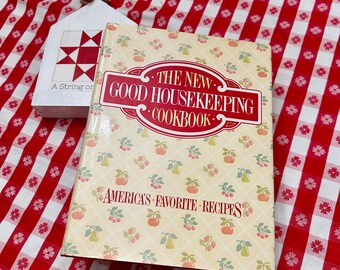 Vintage The New Good Housekeeping Cookbook, 1986 Hardcover, Recipes Menus, Cook Book Collection