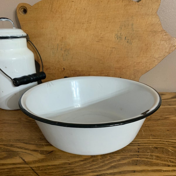 Vintage Enamel Pan Etsy