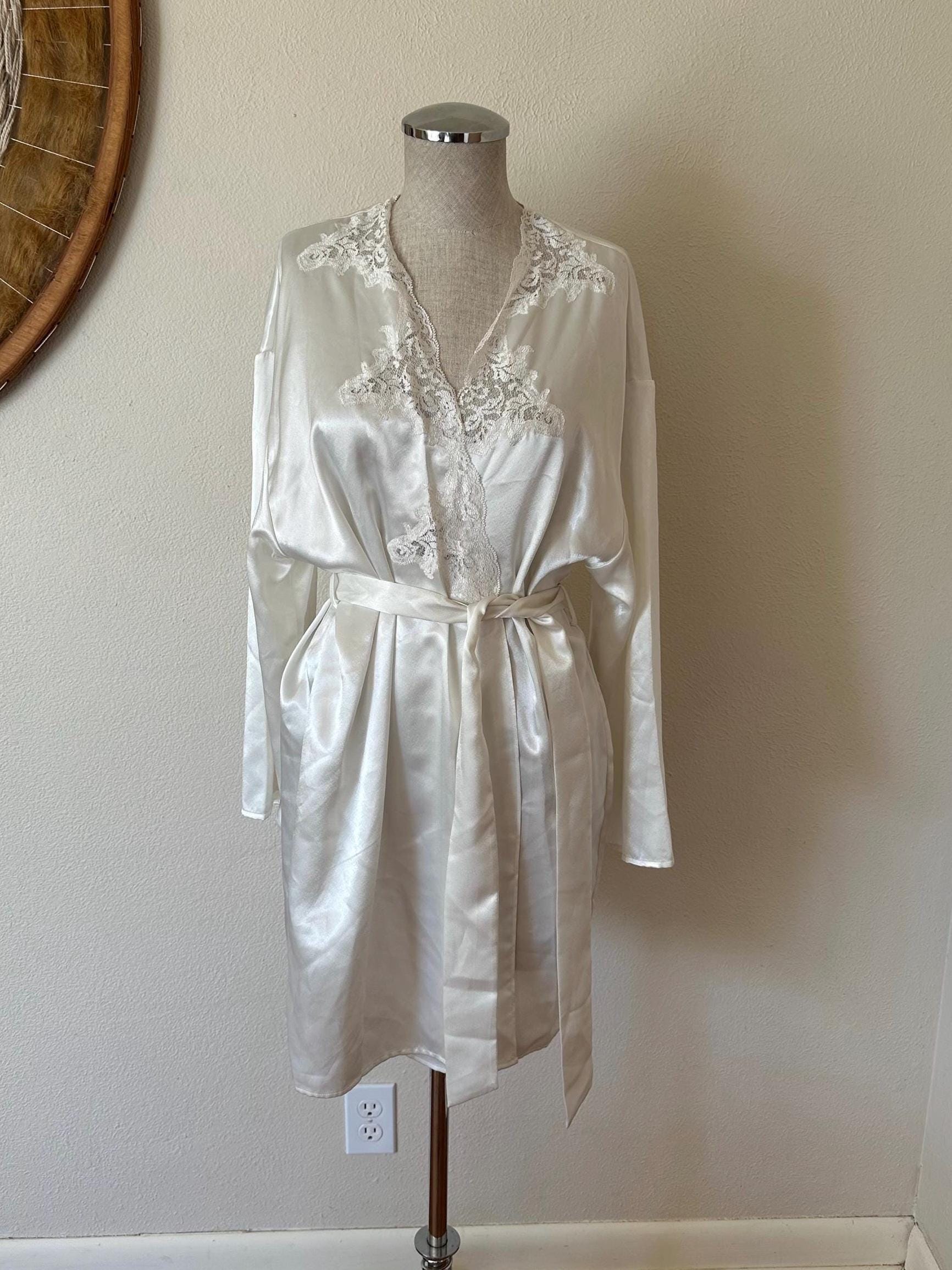 Robe Vintage En Dentelle Victoria's Secret - Taille S, Style Combinaison (full Slip) - Soie Et Dentelle, Très Bon état