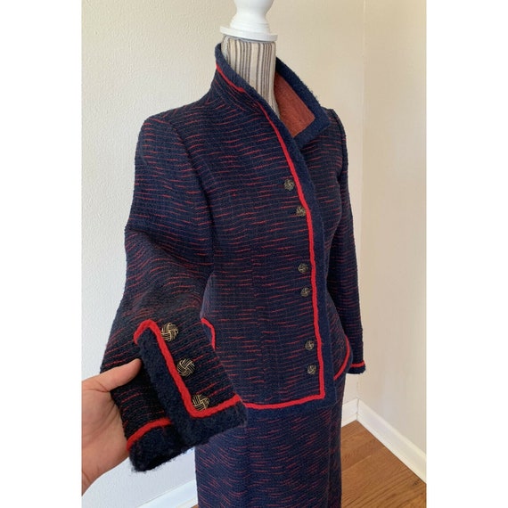 Vintage 90s Koos Van Den Akker Wool Suit Set Wome… - image 2