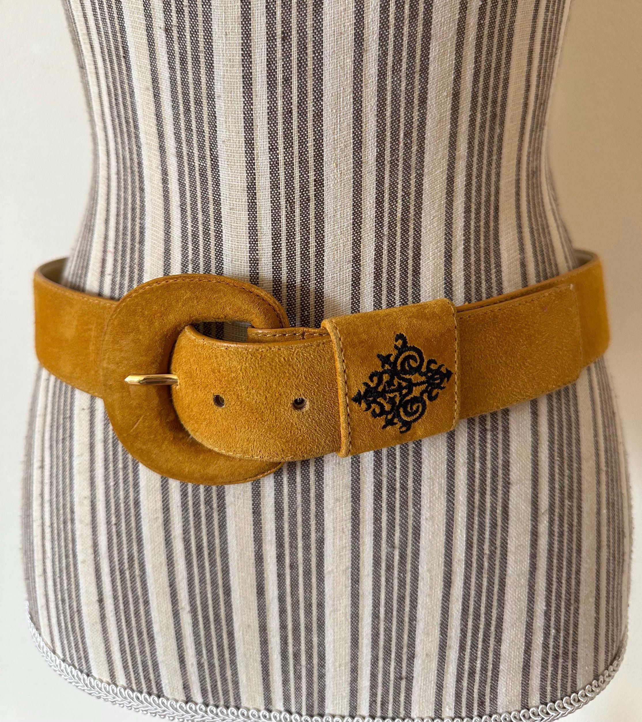 Vintage Sostanza Suede Chunky Belt Sostanza Belt Women main image 4