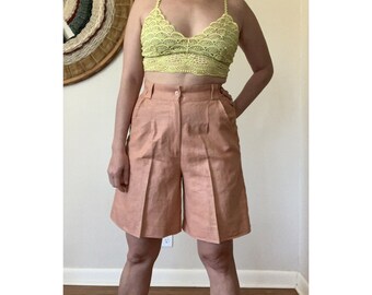 high waisted culotte shorts