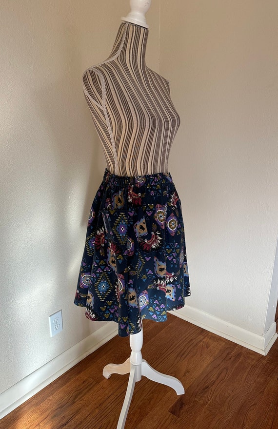 Vintage pitchfork brand square dancing skirt top … - image 6