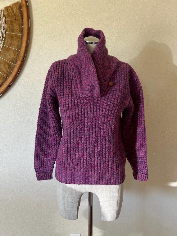 Woolrich, Vintage 90s Woolrich Sweater Womens S/M Chunky Knit Preppy