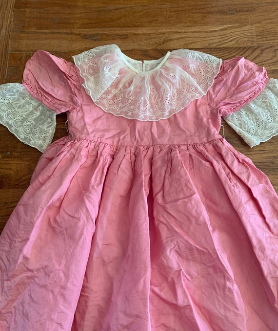 Vintage Jayne Copeland Girls 5T Dress Pink - image 7