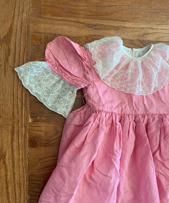 Vintage Jayne Copeland Girls 5T Dress Pink - image 6