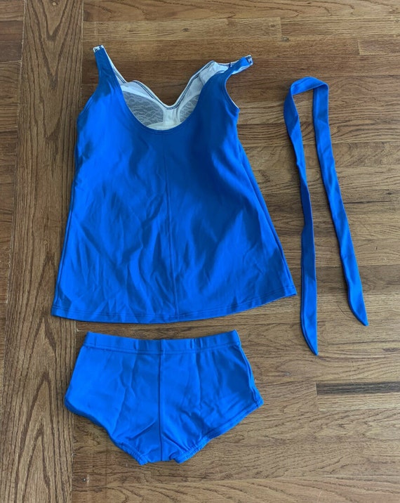 Vintage 50s/60s Figurettes Blue Swimsuit Mint - image 4