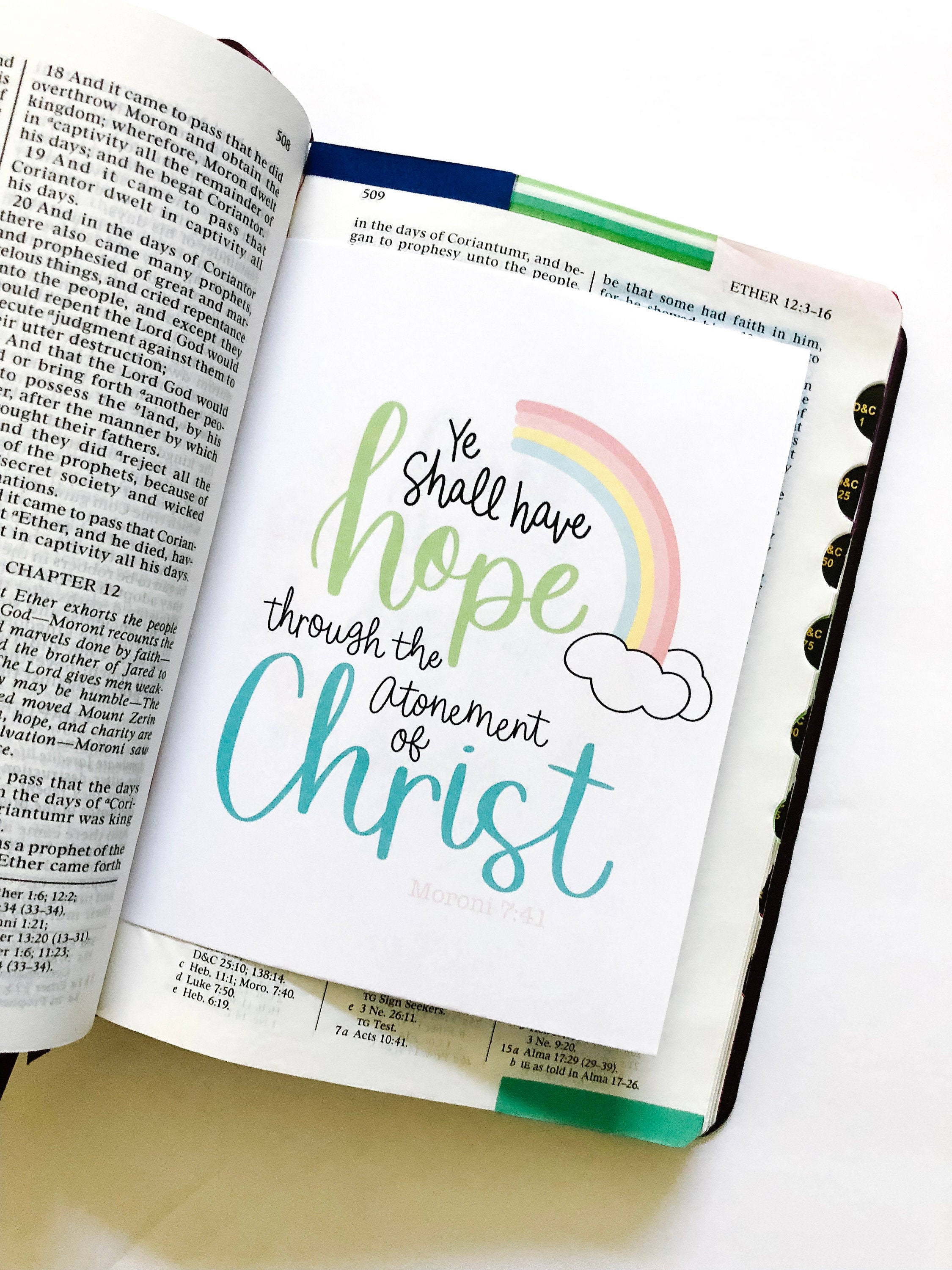 D&C Scripture Stickers + JSH {Clipart Style} PRINTABLE – My