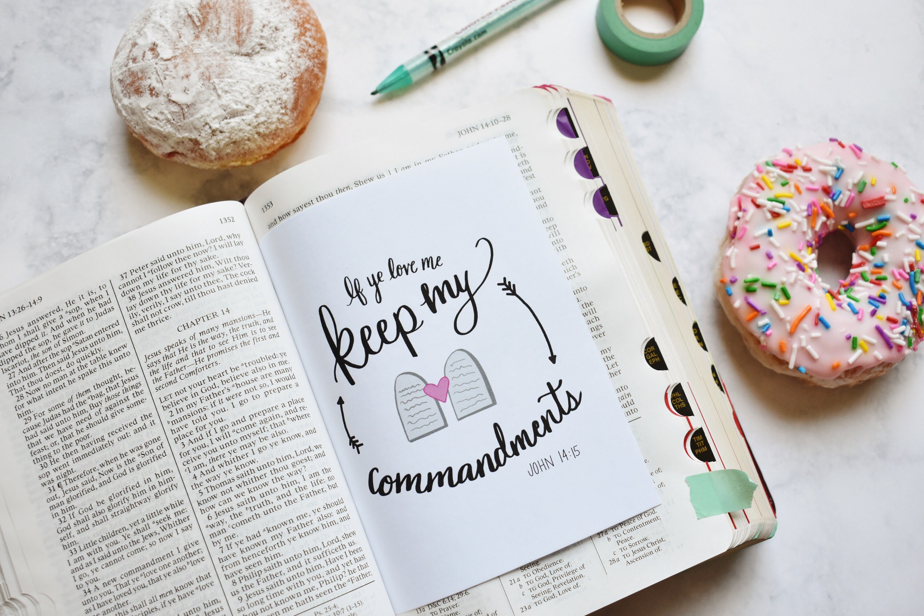 Pretty Study Sheets Scripture Glue Ins, Scripture Inserts, LDS Tools ...