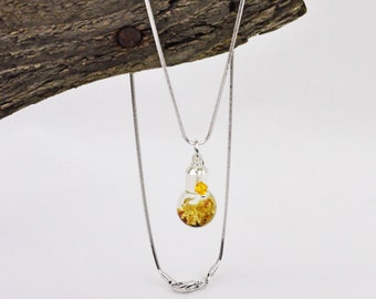 Gold Frankincense and Myrrh Pendant Necklace by Hawk and Hannah