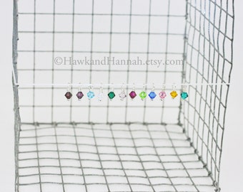 Individual Birthstone Dangle by Hawk and Hannah