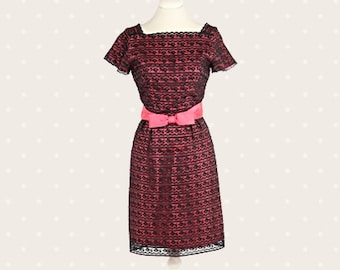 Black lace ‘60s dress