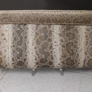 Pochette vintage fantasia pitonata