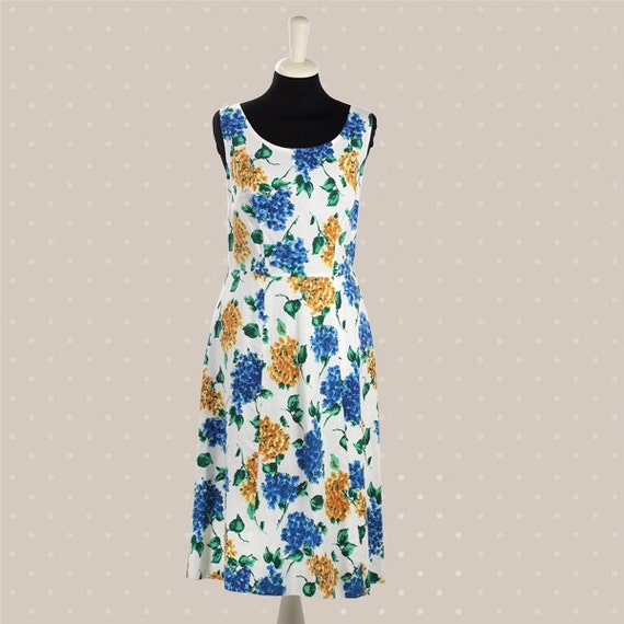 1950s Vintage flower dress