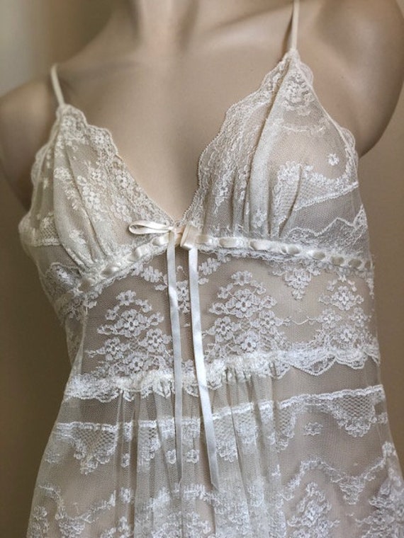 Exquisite Soft Lace Chemise - image 3