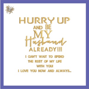 Heirloom Handkerchief Wedding Day Machine Embroidery Design for Bride Gift to Groom, Groom Survival Kit, INSTANT DOWNLOAD