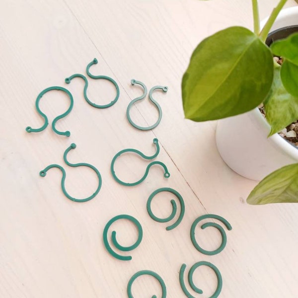 Clips de support pour plantes, 10 clips de fixation pour plantes, accessoires pour plantes.