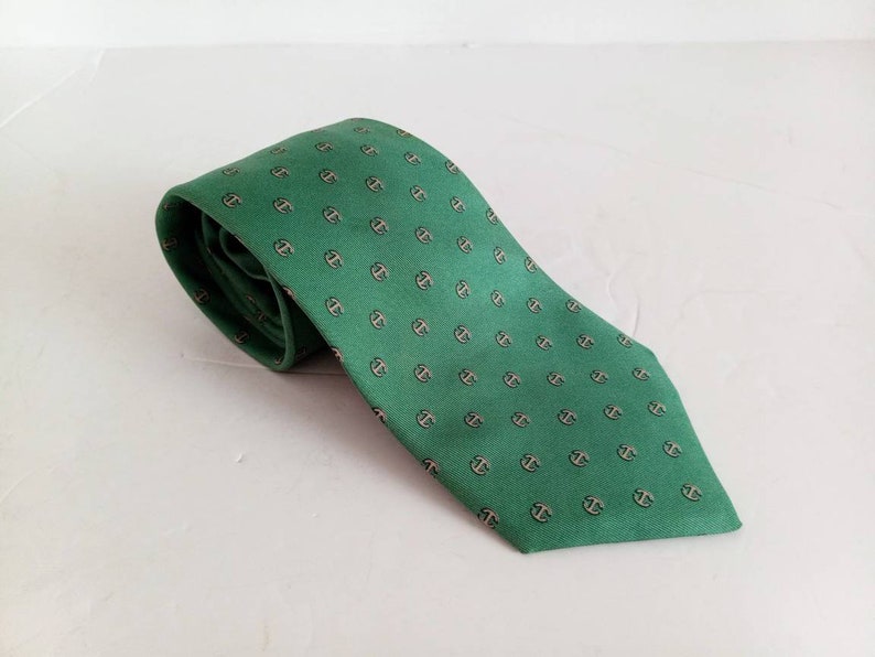 Vintage Herm\u00e8s Mens tie French made 100/% silk