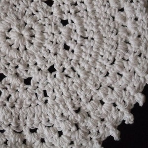 Christmas Snowflake Dishcloth Pattern - PDF