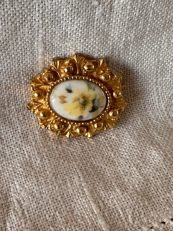 vintage hair barrette vintage Gem