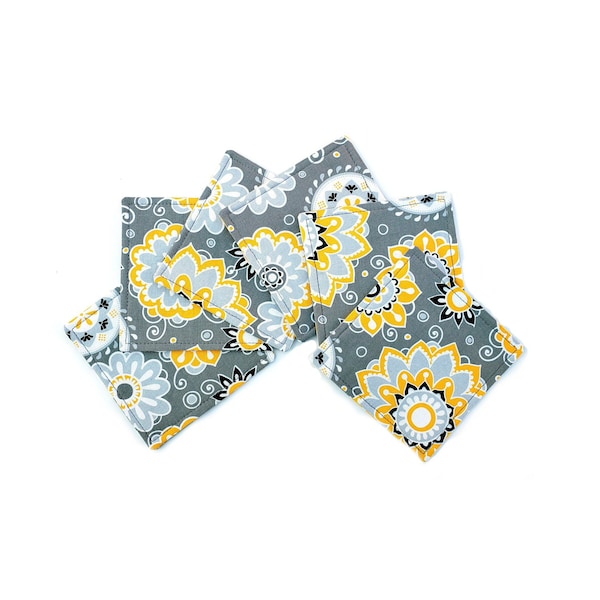 Yellow Coasters Etsy