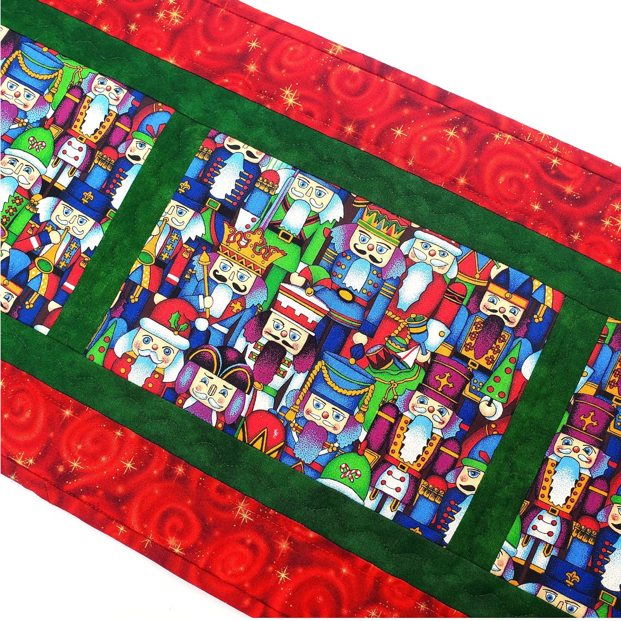 Nutcracker Charm Quilted Table Runner NCU0NNT1787