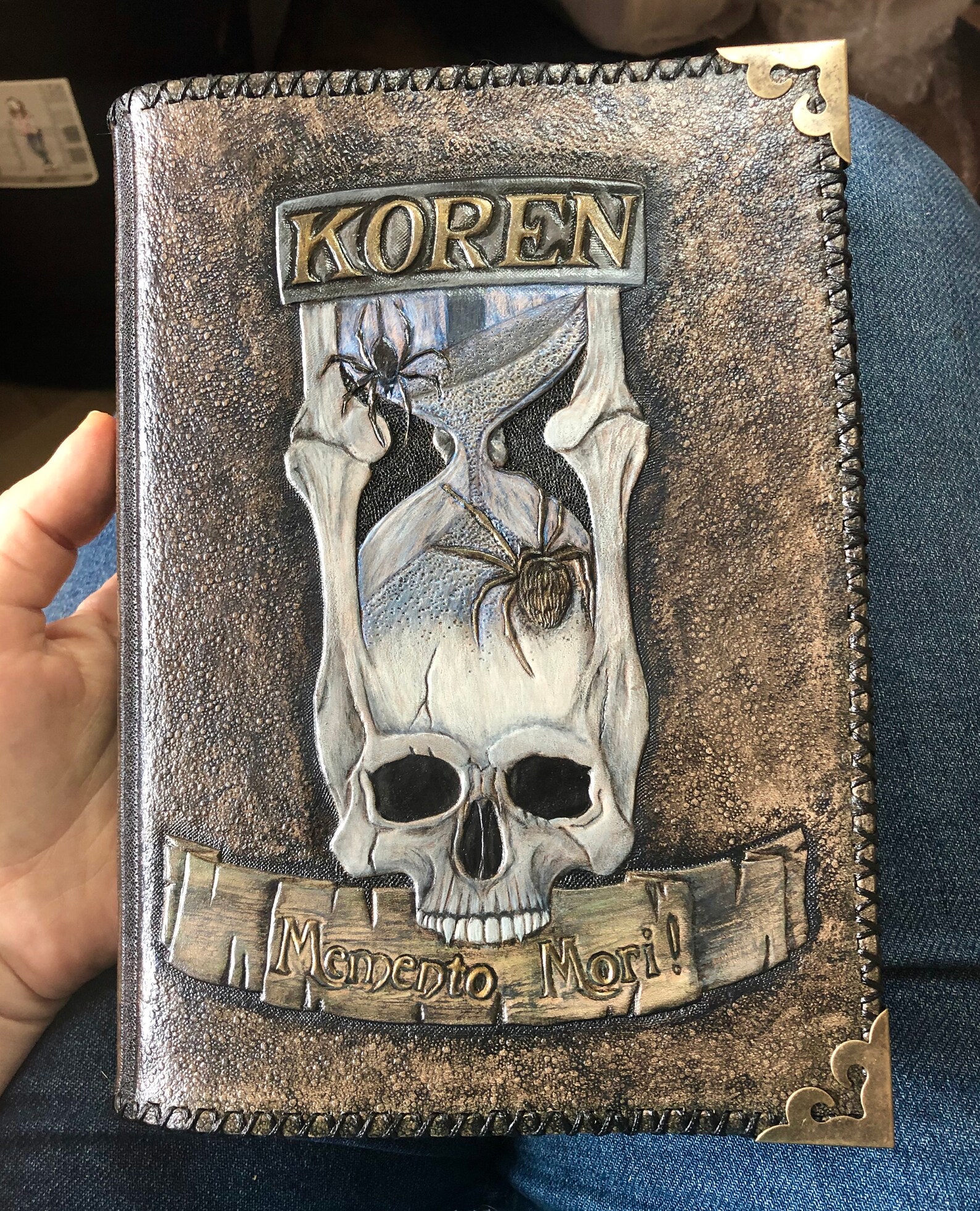 Tooled Leather Notebook / Journal Cover Leather Daily - Etsy