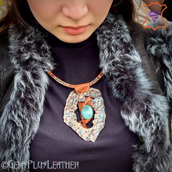 Painted leather jewelry hot sale
