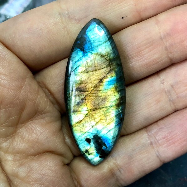 Rainbow labradorite cabochon for jewellery making - Make your own fantasy jewelry - Cabochon for wire wrapping, beading, etc