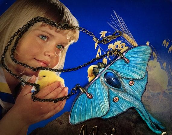 Turquoise and Deep Blue Fantasy Butterfly Earrings Turquoise and Deep Blue Fantasy Butterfly Earrings