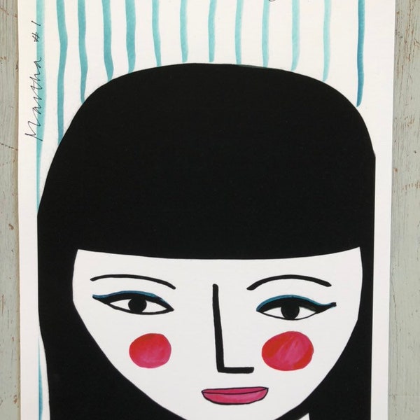 A4 Print. Martha #1