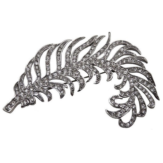Patrick Kelly Paris Feather Brooch