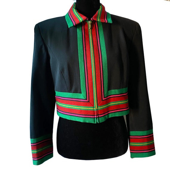 Emanuel by Emanuel Ungaro Zippered Jacket