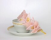 Hope - Diadema rosa para invitada de boda, diadema de novia, tocado rosa pálido para invitada, tocado estilo ballet,