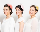 Freuchie - Pack de 5 Tocados para Damas de Honor, tocado de plumas para dama de honor, regalo para damas de honor, amigas de la novia