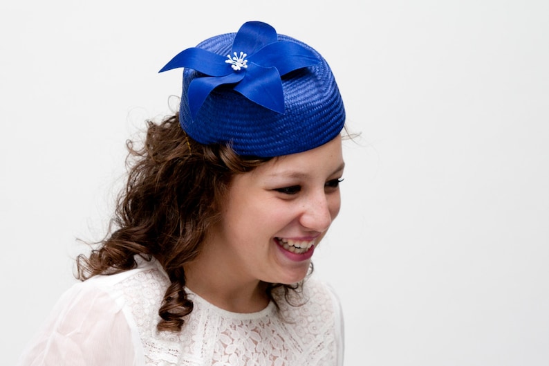 Pillbox Hat, Audrey Hepburn Style, Audrey Hepburn Hat, Tea Party Hat ...