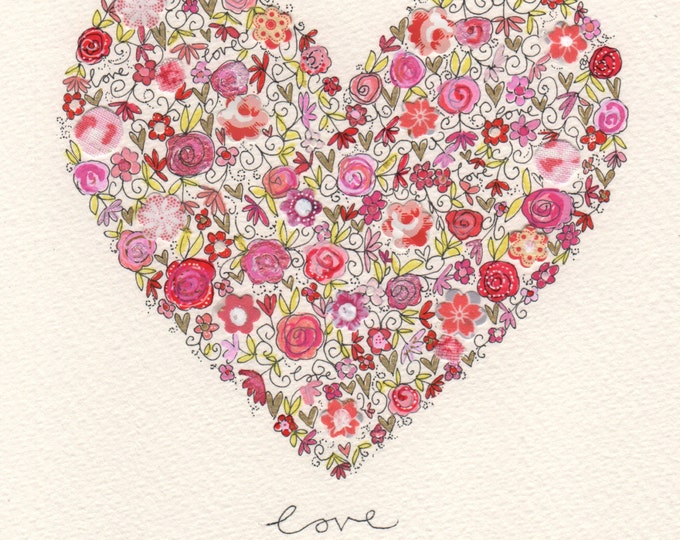 Rose Love / Original Artwork Etsy