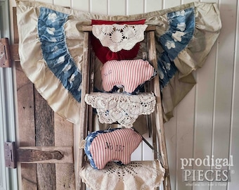 Farmhouse Patriotic Pig ~ Americana Decor ~ Farmhouse, Cottage, Shabby Chic