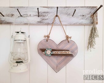 Reclaimed Wooden Heart ~ Be Still ~ Rustic Chic, Farmhouse, Cottage Chic Decor